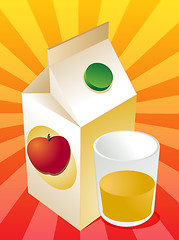 Image showing Apple juice