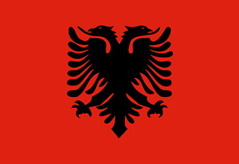 Image showing Flag of Albania, 
