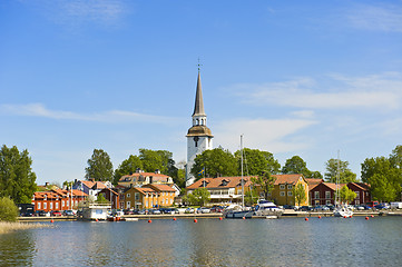 Image showing Small sweden city