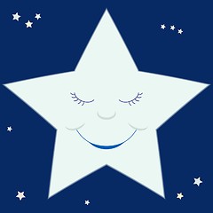 Image showing Cartoon star