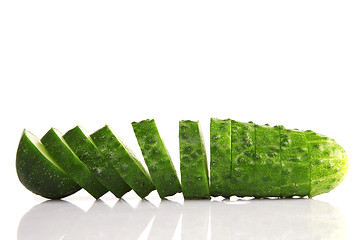 Image showing cucumber slices