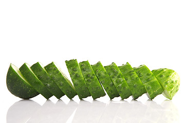 Image showing cucumber slices