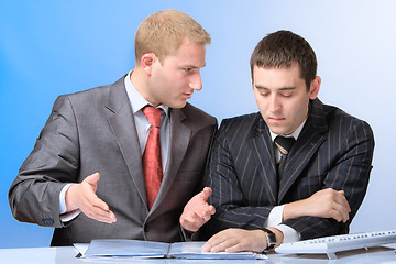 Image showing Two business men