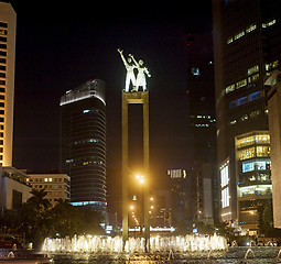 Image showing Welcome statue in Jakarta