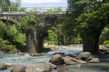 Image showing Bridge across  river 