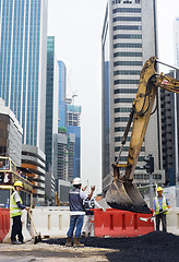 Image showing Road repair