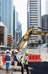 Image showing Road repair