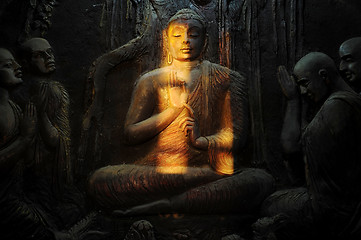 Image showing Buddhist mural