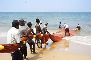 Image showing Sri Lankan fishermans