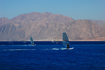 Image showing Sailing race