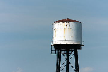 Image showing Old Rusting Water Tower