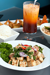 Image showing Fresh Thai Food Presentation