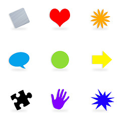 Image showing Symbol Buttons Collection