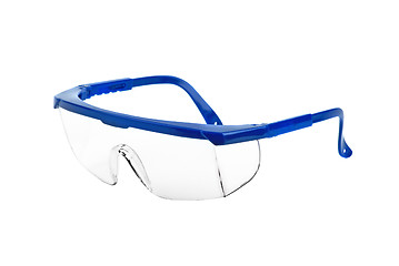 Image showing Plastic safety goggles