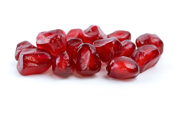 Image showing Some pomegranate berries