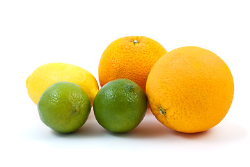 Image showing Oranges, limes and lemon