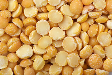Image showing Background of split dried pea