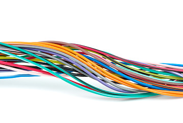 Image showing Bunch of different colored wires