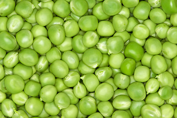 Image showing Pile of peas