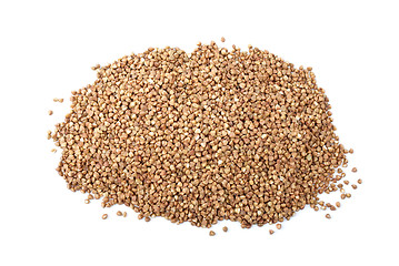 Image showing Pile of buckwheat grains