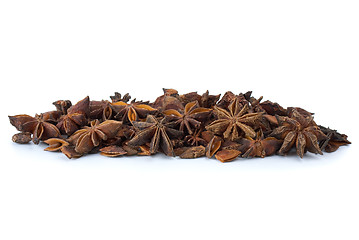 Image showing Spices: Dried-up anise-tree inflorescences