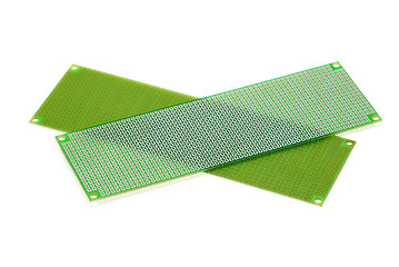 Image showing Two printed circuit board for prototyping