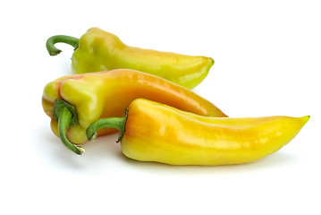 Image showing Three sweet peppers