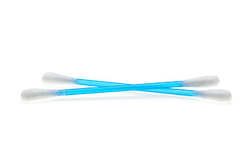 Image showing Two cotton buds