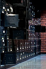 Image showing Empty lockers