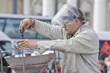Image showing Electrician man