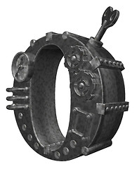 Image showing steampunk letter o