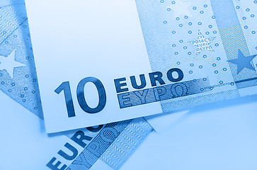 Image showing fragment of euro money