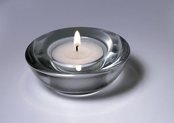 Image showing burning candle