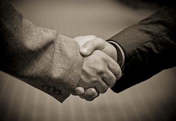 Image showing shaking hands