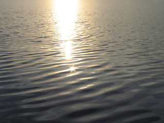 Image showing sunset water background