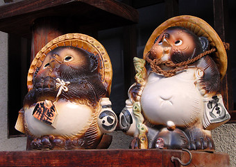 Image showing Lucky figurines couple