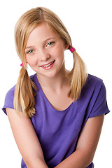 Image showing Cute happy teenager girl