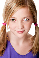 Image showing Beauty face of  teenager girl