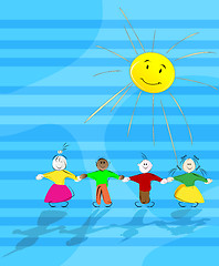 Image showing Happy children