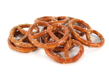Image showing Salt pretzels