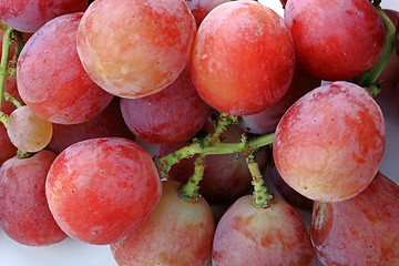 Image showing Grapes isolated on white