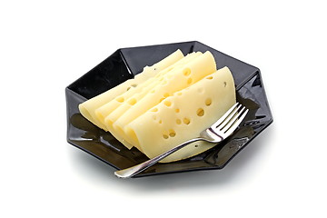 Image showing The cutted cheese 