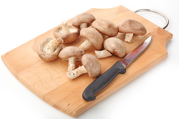 Image showing Healthy food. Mushrooms