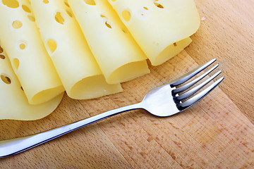 Image showing The cutted cheese 