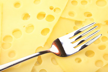 Image showing The cheese