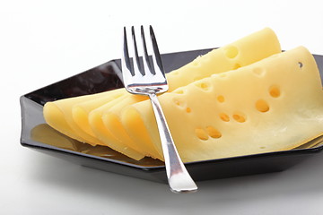 Image showing The cutted cheese 