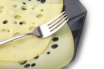 Image showing The cutted cheese 