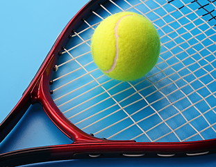 Image showing The tennis ball