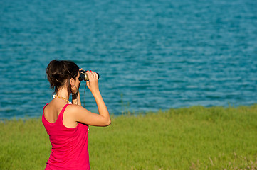 Image showing Watching out