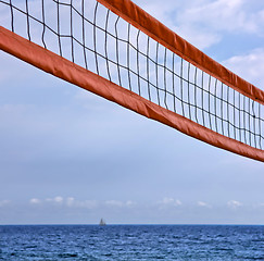 Image showing Beach volleyball